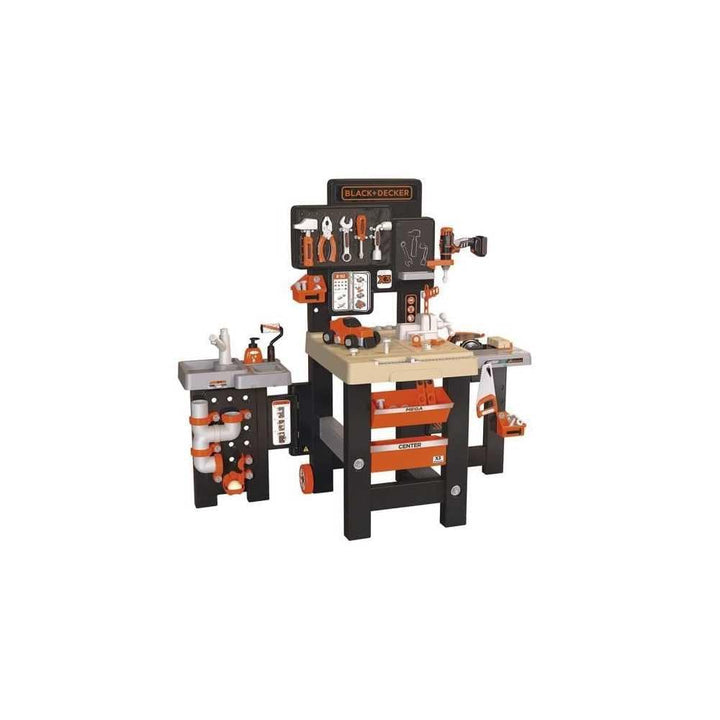 SMOBY Black+Decker Mega Werkbank Center | 7600360726 100 ZUBEHÖR, 100 ZUBEHÖR