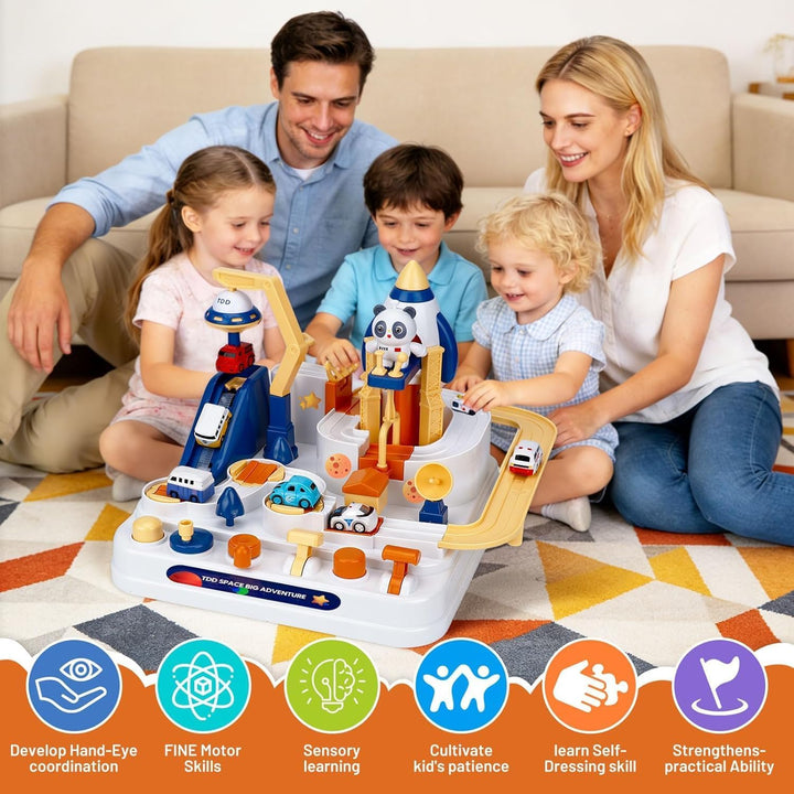 Auto Abenteuer Spielzeug,Kinder Spielzeugauto,Trackset,Montessori-Lernspielzeug,geeignet für Jungen