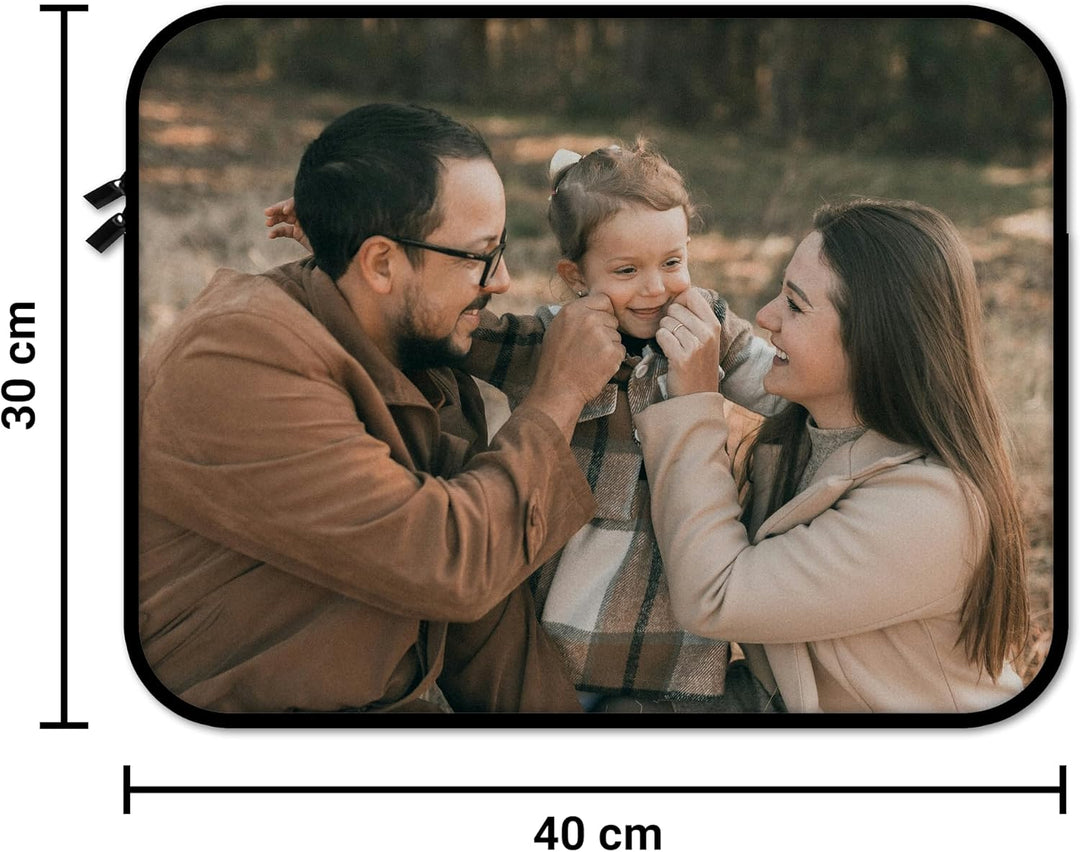PhotoFancy® – Personalisierte Laptoptasche mit Foto bedrucken – Neopren Notebook Hülle selbst gestal
