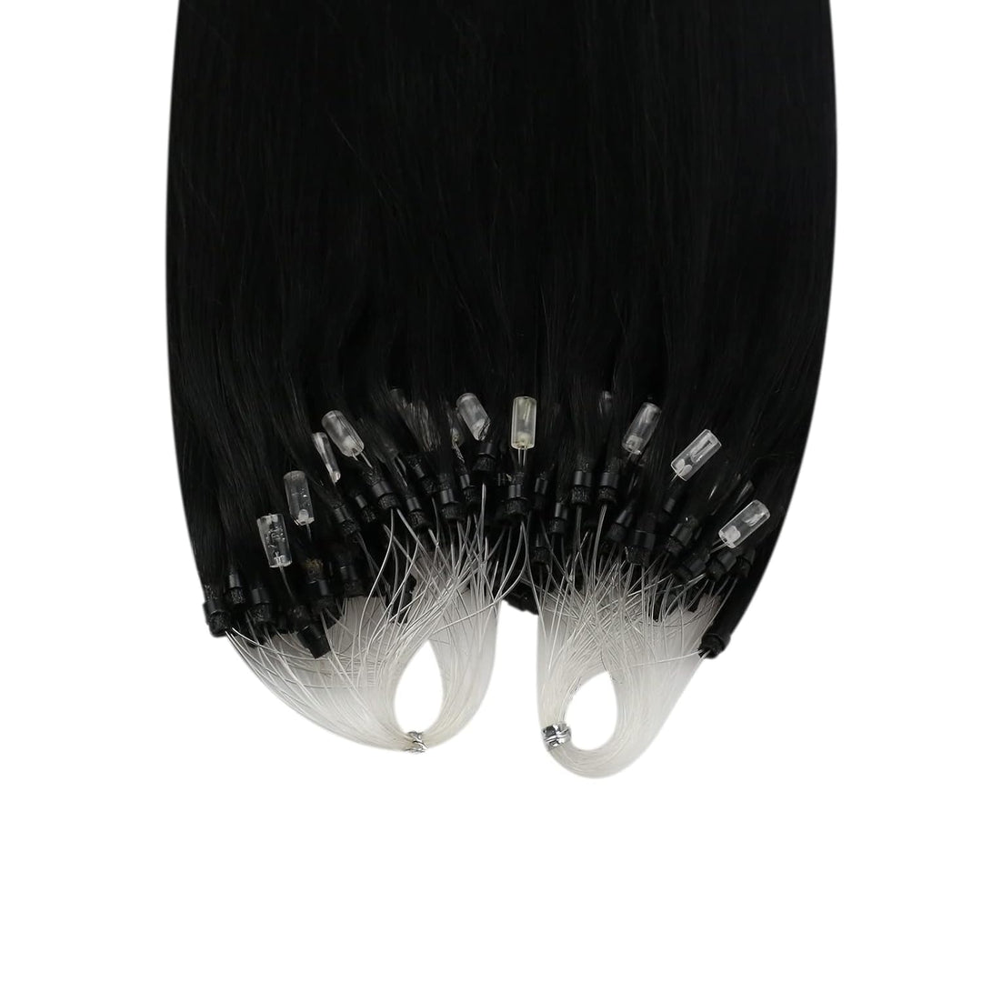 YoungSee Echthaar Extensions Microring Schwarz Microring Extensions Echthaar 1g Schwarz Micro Ringe