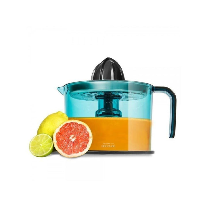 Cecotec elektrische Zitrusentsafter ZitrusEasy - Leistung 40 W, 1 Liter Kanne, BPA Free, doppelte Dr