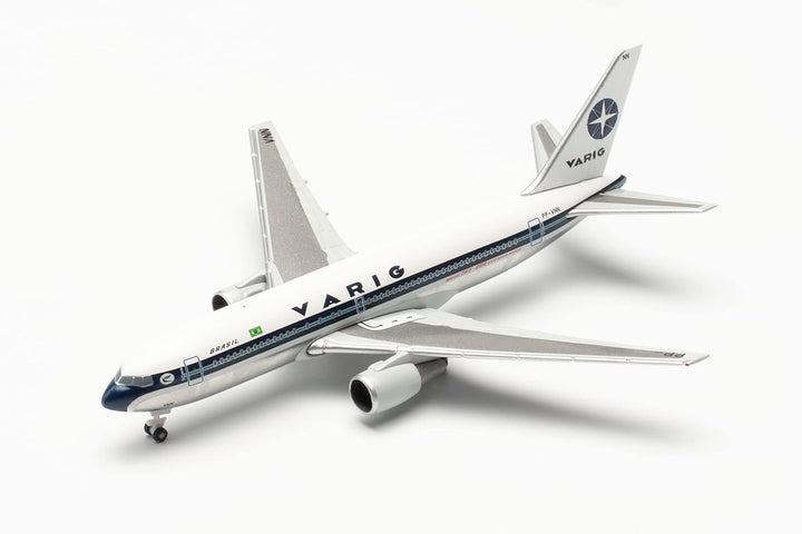 herpa 536448 Modellflugzeug Varig Boeing 767-200 – PP-VNN, Massstab 1:500-Modellbau Flugzeug, Flugze