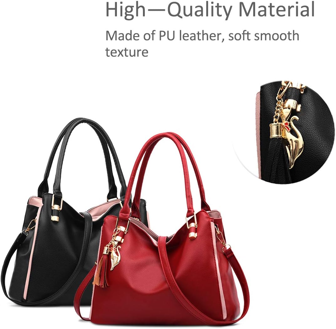 NICOLE&amp;DORIS Damen Schultertasche Mode Handtaschen Hobos und Umhängetaschen für Frauen Gross Trageta