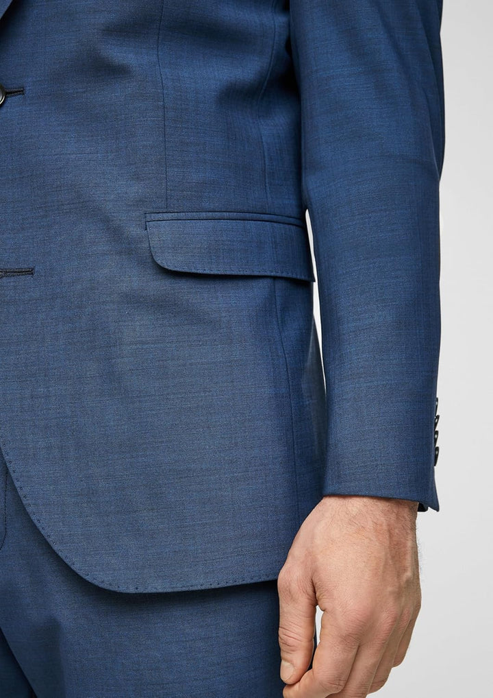 s.Oliver Slim Fit: Sakko mit Hyperstretch 40 Blau, 40 Blau