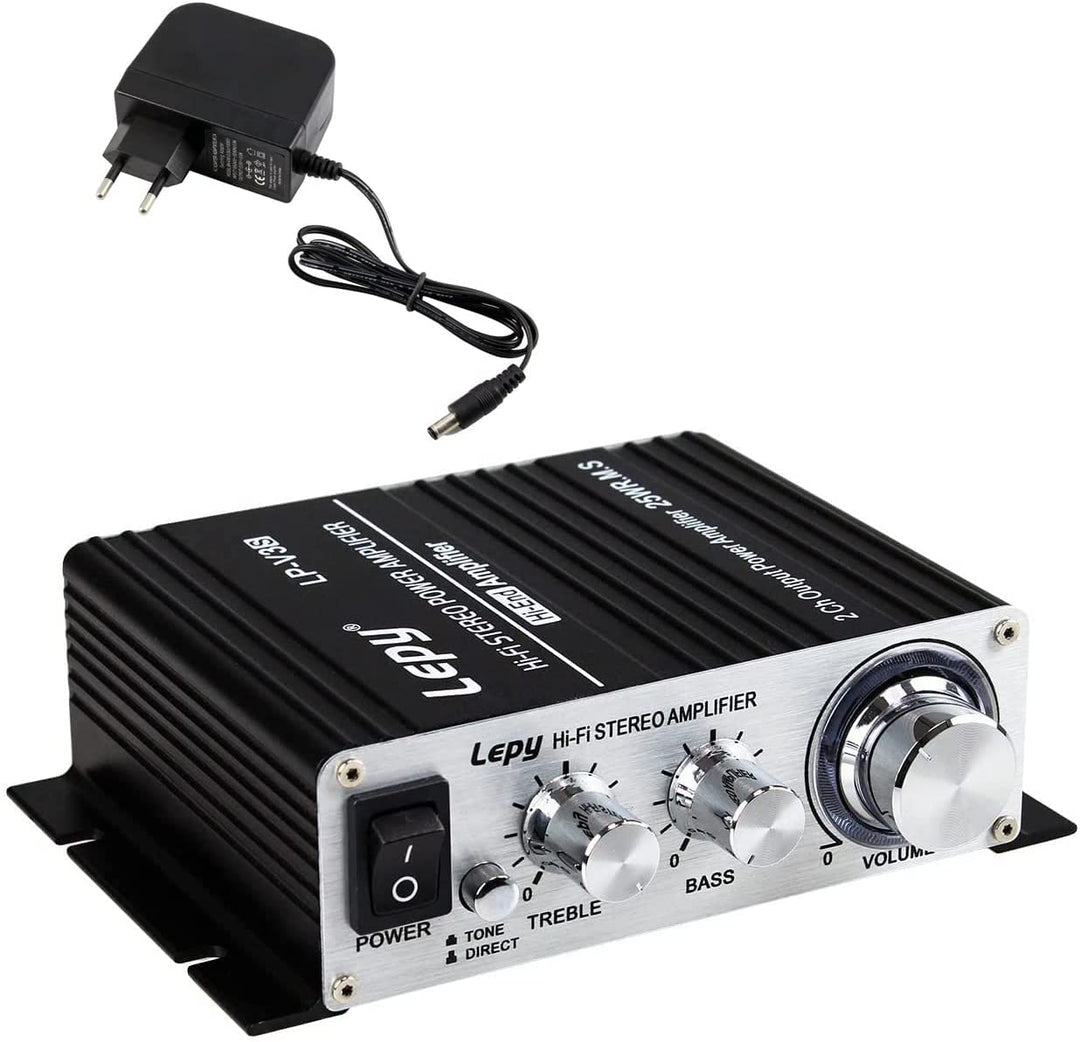 LP-V3S Stereo-Leistungsverstärker 2 Ch 25 W Lautsprecher 3,5 mm Audio MP3 Eingang 3,5 mm Netzteil 3