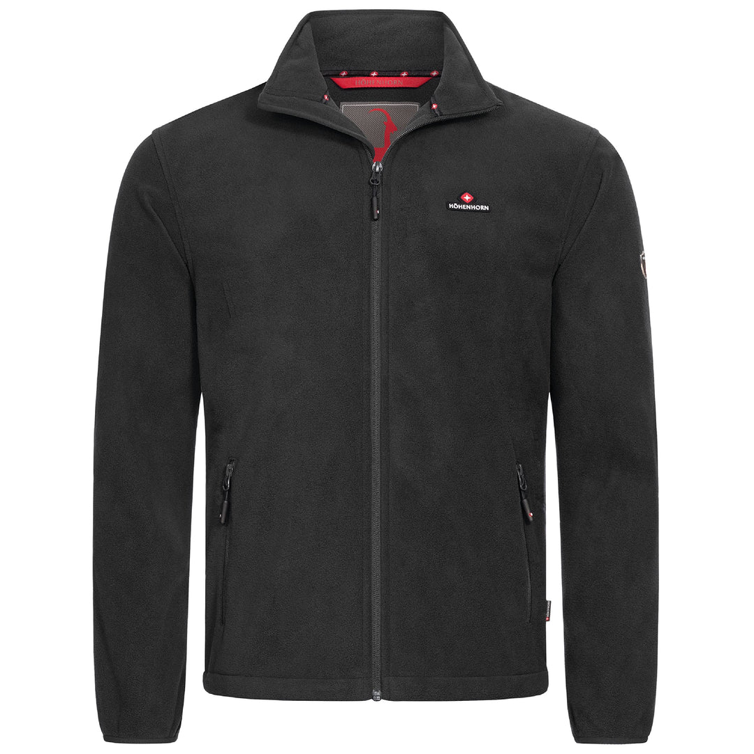 Höhenhorn Badus Herren Fleece Jacke Microfleece Full Zip Troyer Outdoor Wander Trekking S Midnight-B
