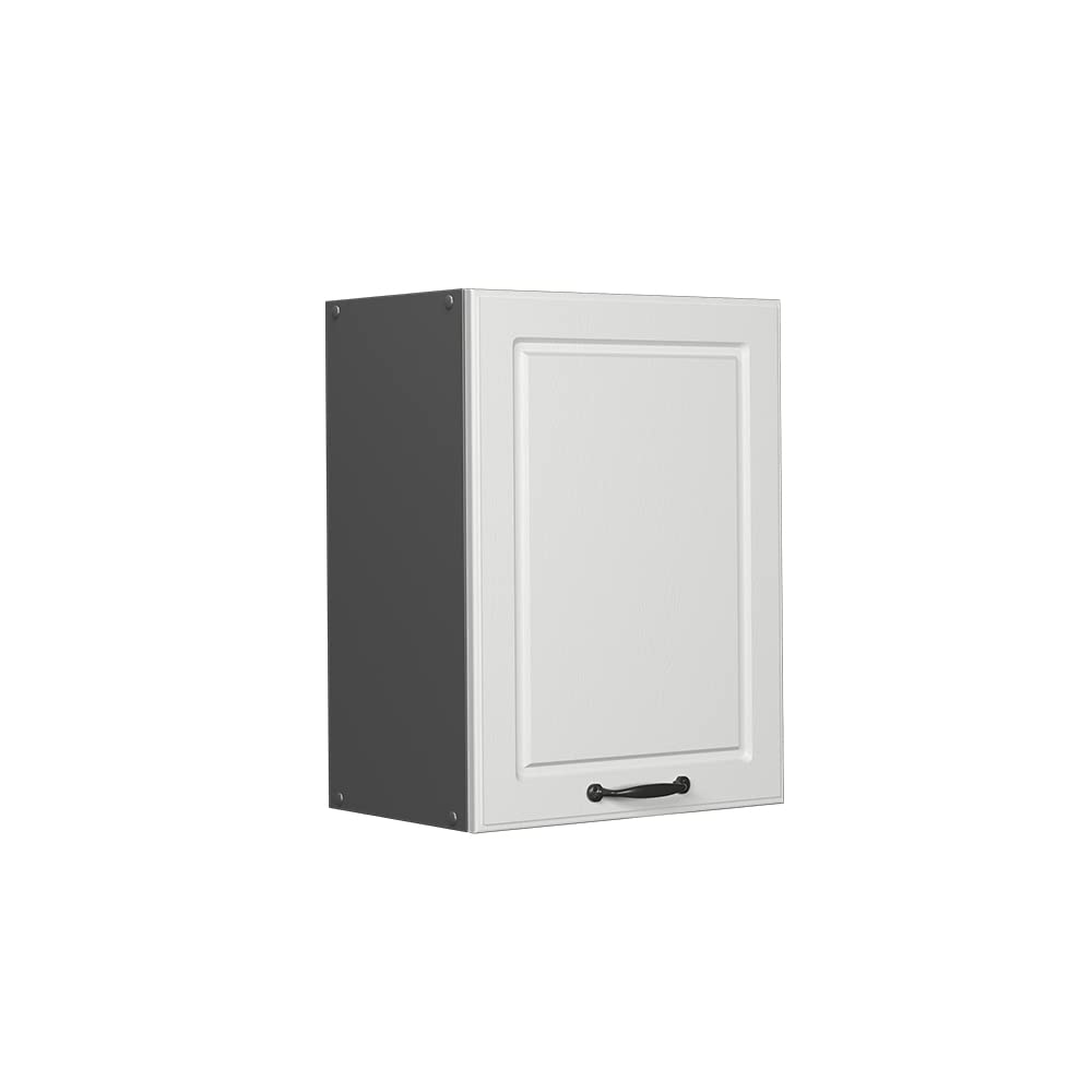 Vicco Hängeschrank R-Line, Weiss Landhaus/Anthrazit, 45 cm Hängeschrank 45 cm, Hängeschrank 45 cm