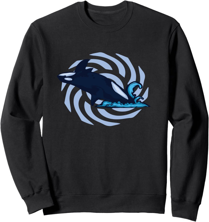 Jumping Orca Killer Wal Geschenk Rettet die Wale Sweatshirt