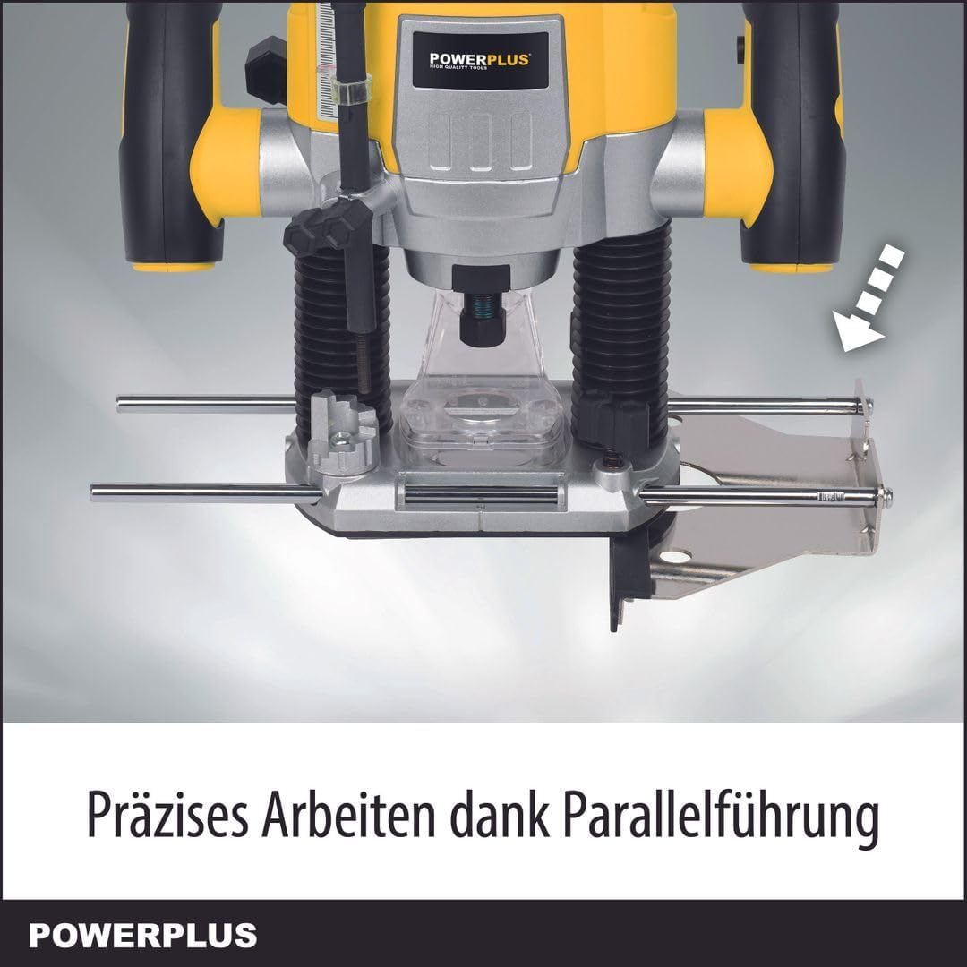 POWERPLUS POWX0910 - Fresadora 1200w + 6 fresas