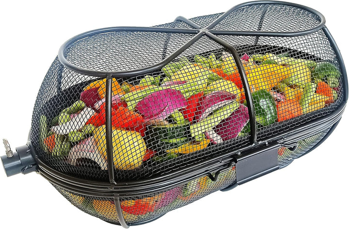 BBQNOVATION Grillkorb - Korb für Rotisserie - Drehspiess Korb - Universell bis einem Durchmesser von