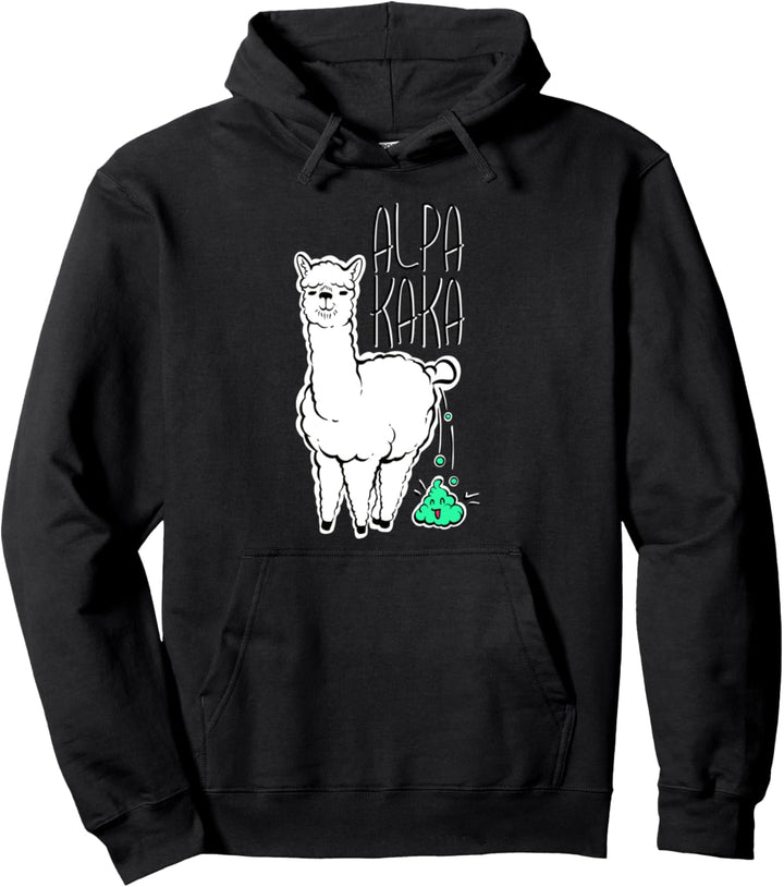Lustiges Alpaka Lama Alpakaka Design Pullover Hoodie