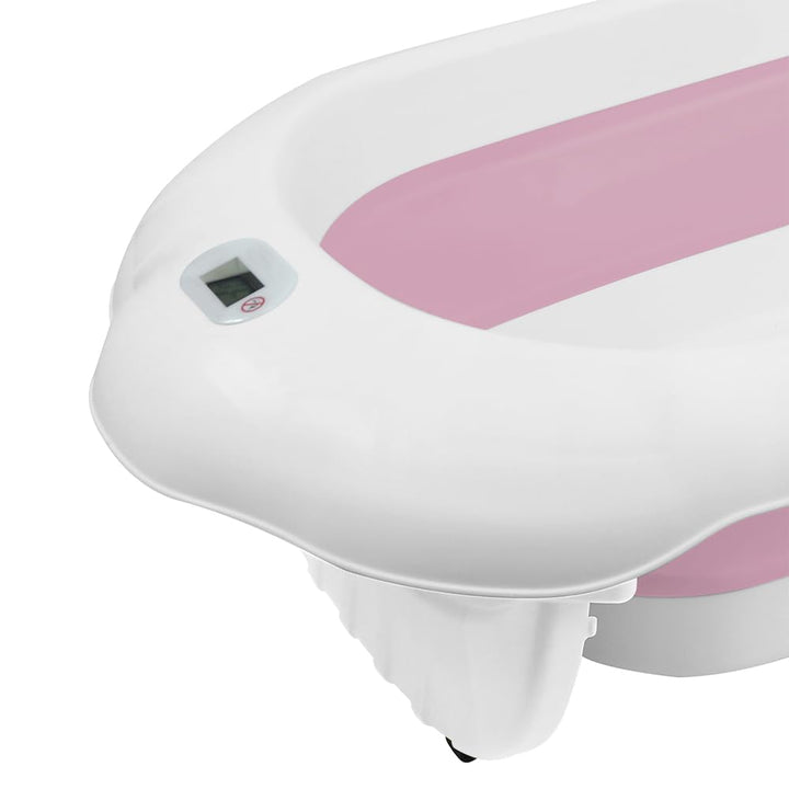Faltbare Babybadewanne, geeignet für Babys von 0 bis 36 Monaten, ergonomisch und platzsparend, ideal