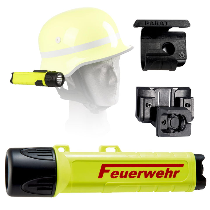 PARAT PARALUX® PX1 FEUERWEHR Set für Schuberth F120 Pro/F130 Rechts | LED Arbeitsleuchte mit 120 Lum