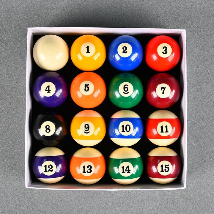 Billiard Balls Set,2-1/4" Pool Table Balls for Replacement,Pool Balls, Complete 16 Ball Set