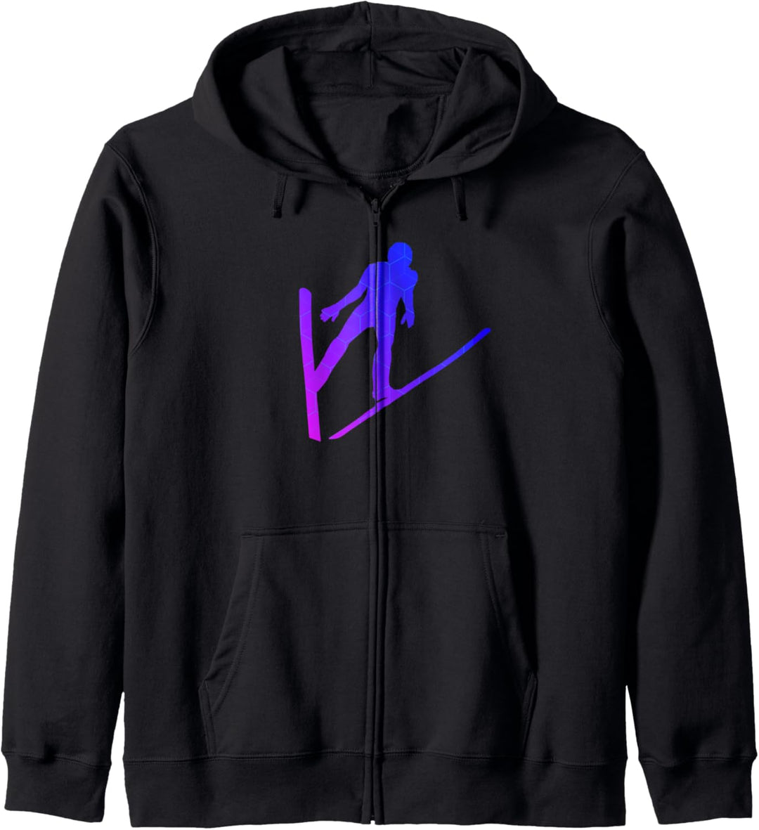 Skifliegen Skispringen Wintersport Skispringer Damen Kapuzenjacke