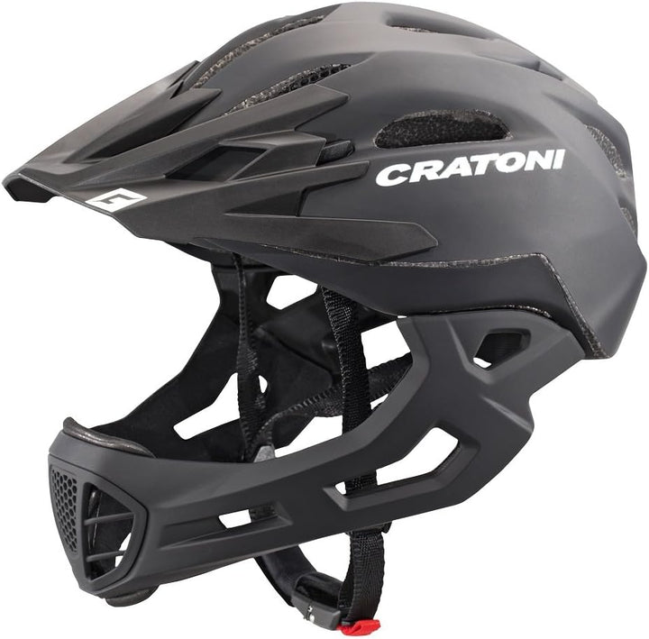 Cratoni Fahrradhelm C-Maniac L-XL (58-61 cm) Black Matt, L-XL (58-61 cm) Black Matt