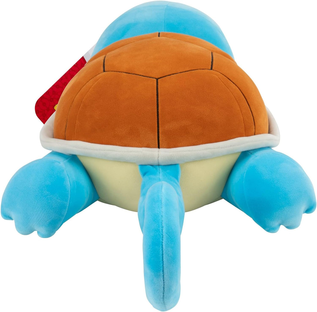 Pokémon PKW0220-45cm Schlafendes Plüsch - Schiggy, offizielles Plüsch, Schiggy