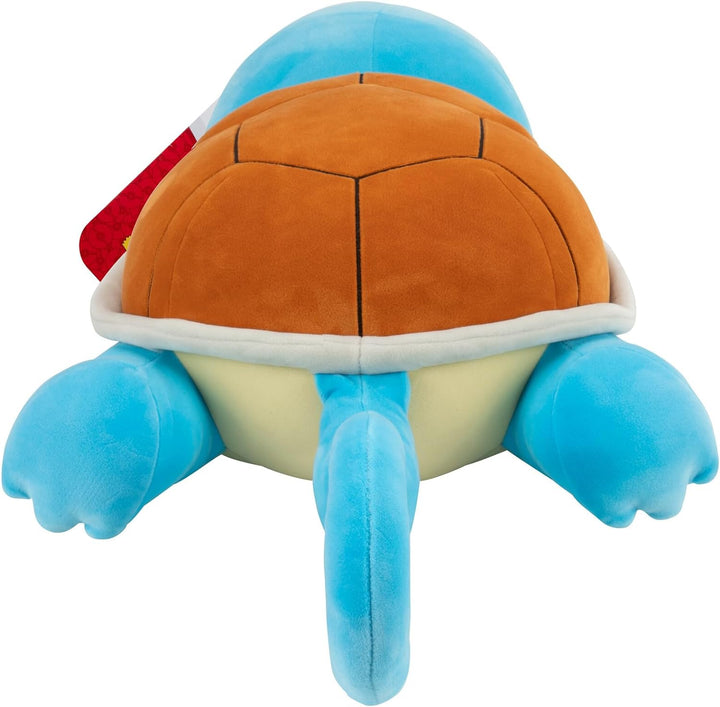 Pokémon PKW0220-45cm Schlafendes Plüsch - Schiggy, offizielles Plüsch, Schiggy