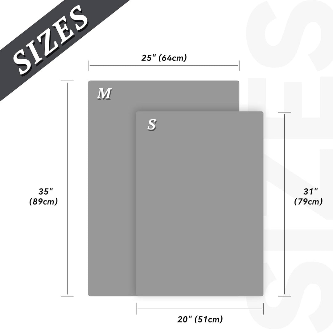 VIVAGLORY Katzenstreu-Matte, Streufangmatte, 80 × 50 cm Katzen Katzentoiletten Teppich mit Wasserdic