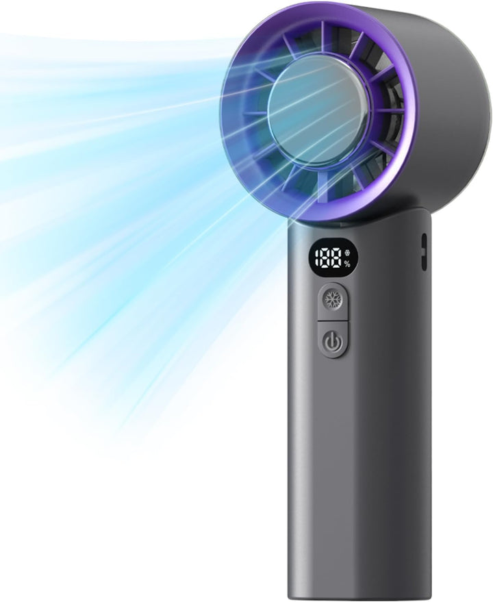 Generisch Tragbarer Klappventilator,Wiederaufladbarer Reiseventilator Mit Kräftigem Wind Für Unterwe