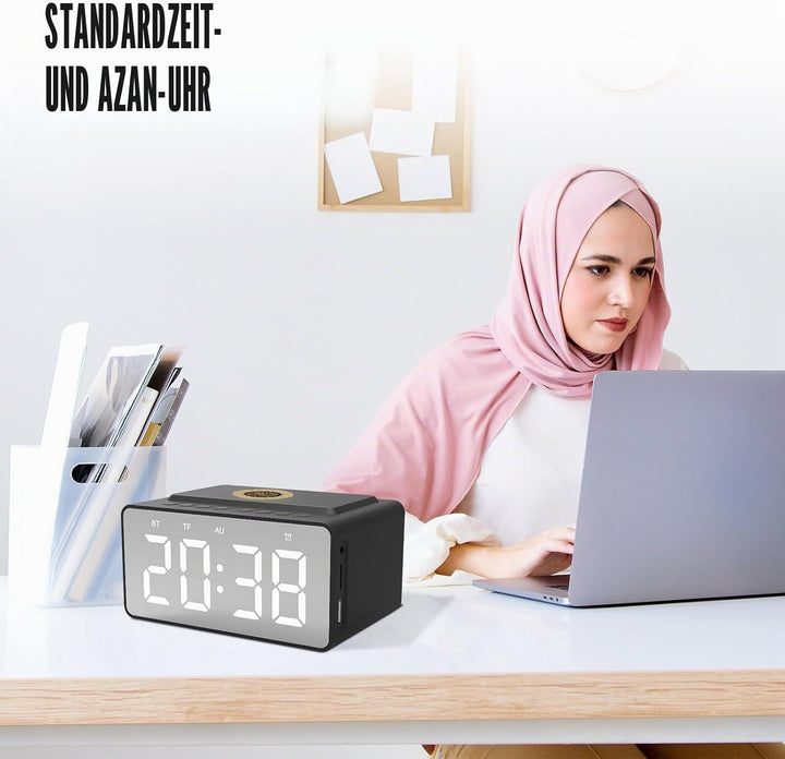 Enceinte Coran, Azan und Uhr, digitale Azan-Tonlage mit 8 Tönen -- Muslime-Armbanduhr, Innendekorati