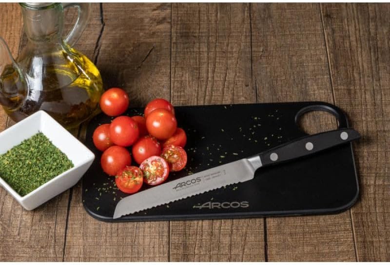 Arcos Serie Manhattan - Tomatenmesser - Klinge aus Nitrum geschmiedetem Edelstahl 130 mm - HandGriff