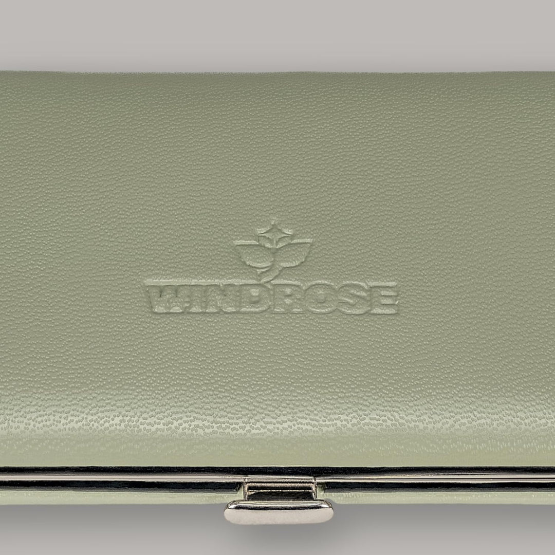 WINDROSE 4-teilig Maniküretui merino moda/salbei, salbei