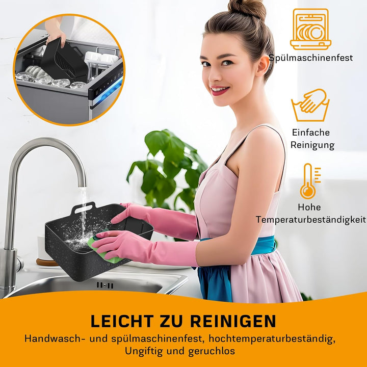 Heissluftfritteuse Zubehör - Airfryer Zubehör für Ninja Foodi AF400EU AF300EU 9.5L Und anderen Dual