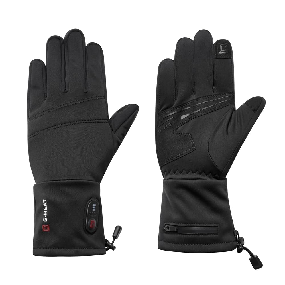 G-HEAT – Beheizbare Handschuhe für Herren & Damen mit Akku | Wasserabweisend, Winddicht, Silikon-Gri