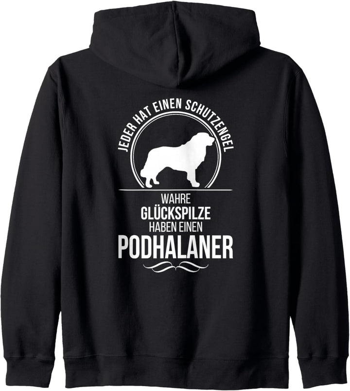 Podhalaner Schutzengel Hund Hunde Hundespruch Kapuzenjacke
