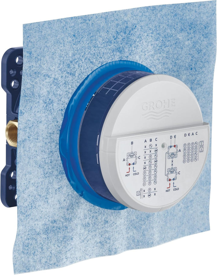 GROHE Rapido SmartBox | UP-Rohinstallation - Unterputz-Einbaukörper | 3 Abgänge 1/2 Zoll | 35600000,