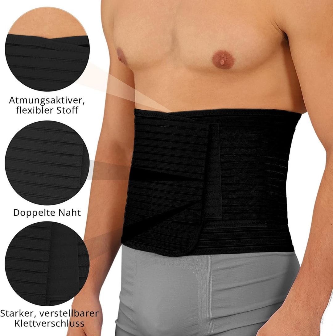 Channo Bauchgurt und Bauchbandage, zugleich als Bauchweggürtel und Waist Trainer verwendbar, auch id