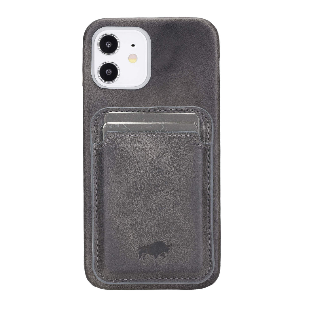 Solo Pelle Lederhülle + magnetische Geldbörse für das iPhone 12/12 Pro in 6.1 Zoll Case Leder Hülle