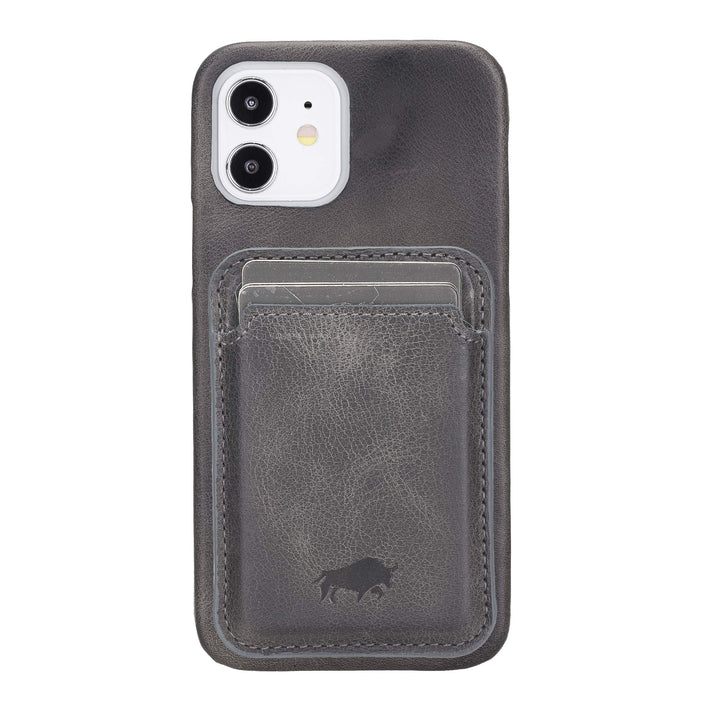 Solo Pelle Lederhülle + magnetische Geldbörse für das iPhone 12/12 Pro in 6.1 Zoll Case Leder Hülle