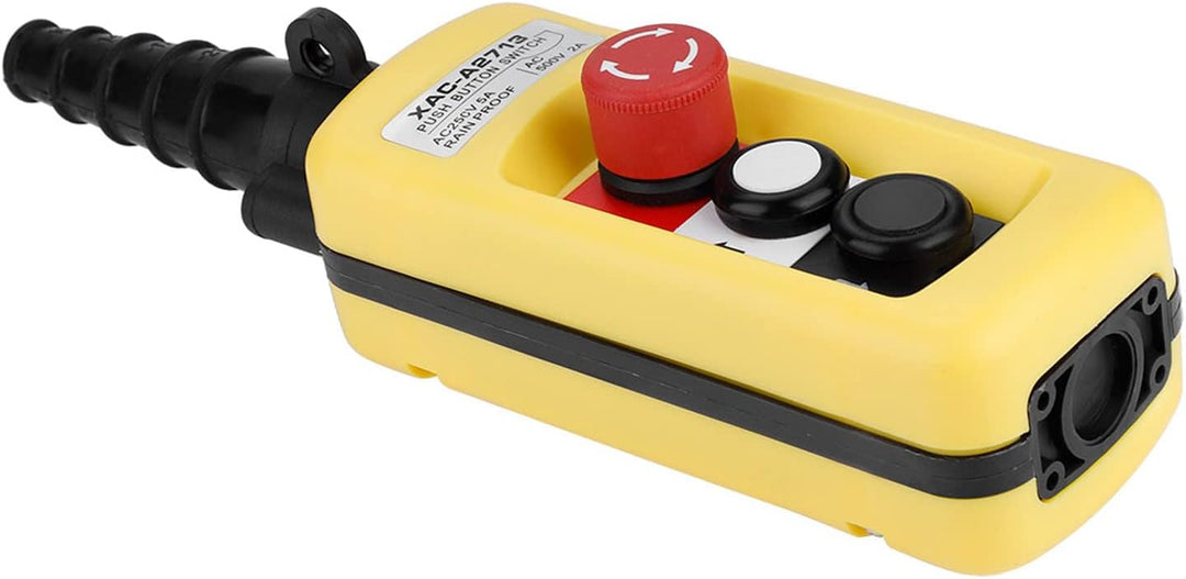 Crane Hoist Control, XAC-A2713 Crane Kettenzug Druckschalter Heben Anhänger Controller mit Not-Aus 2