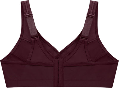 Glamorise Damen-BH 1005, Wein, 44J