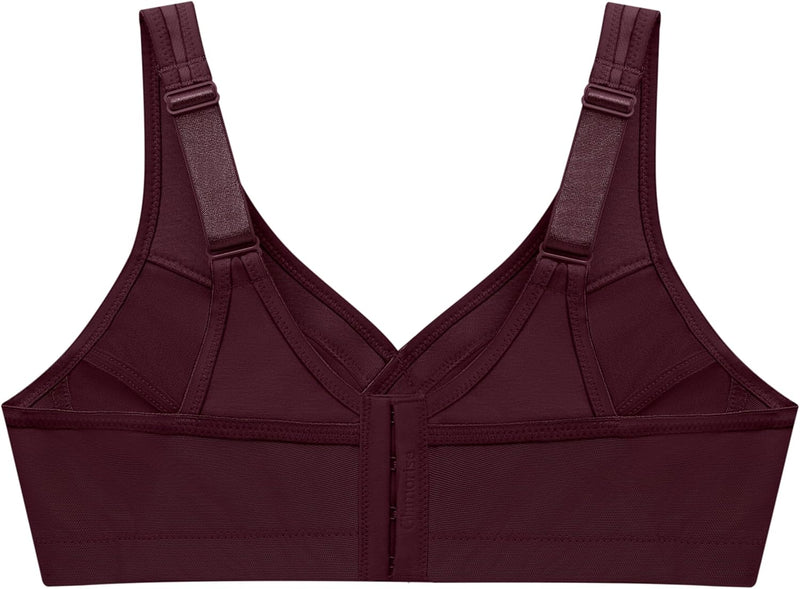 Glamorise Damen-BH 1005, Wein, 44J