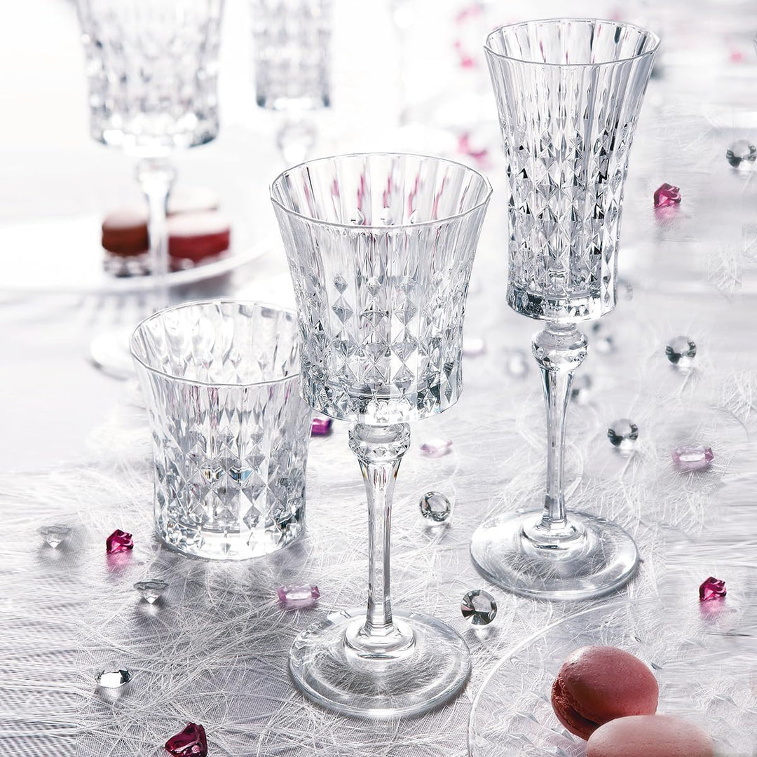 Cristal d'Arques Paris, Kollektion Lady Diamond Becher 45cl, glänzend, transparent und hochresistent