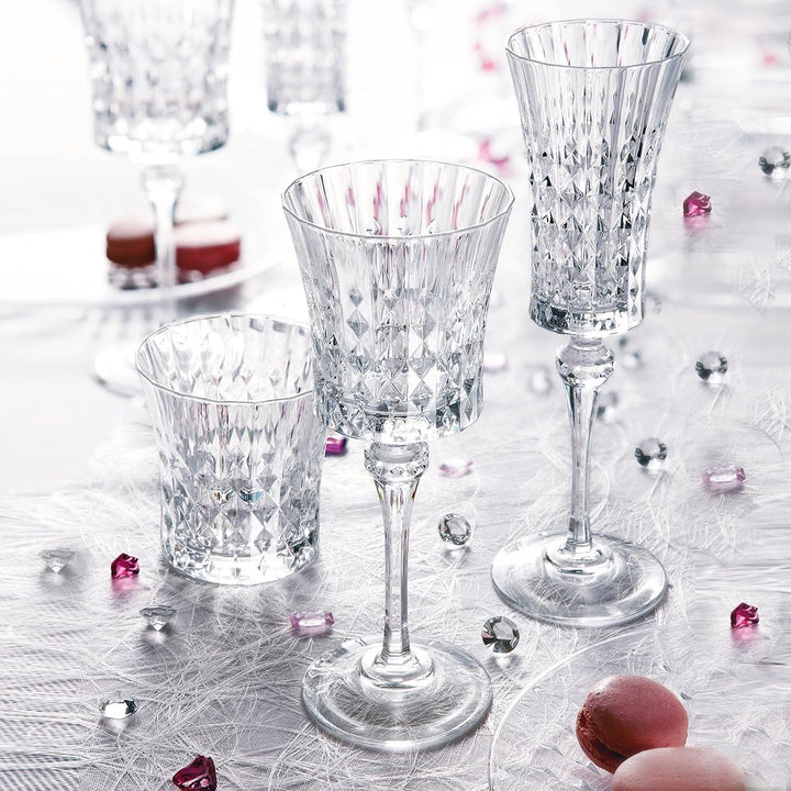 Cristal d'Arques Paris, Kollektion Lady Diamond Becher 45cl, glänzend, transparent und hochresistent