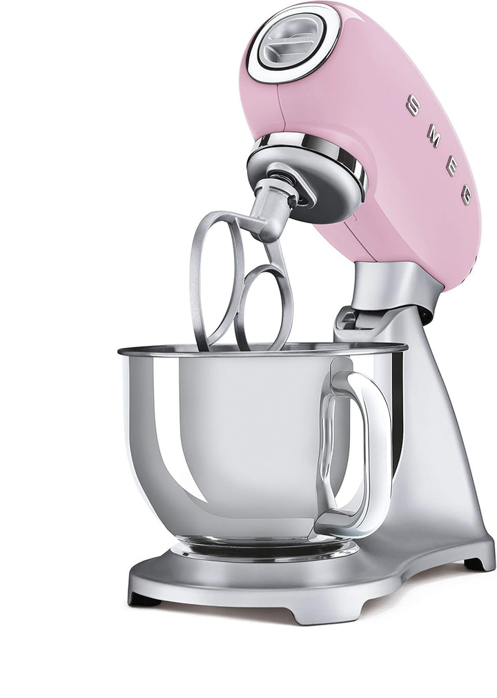 Smeg SMF02PKEU Knetmaschine, 4,8 l, Rosa