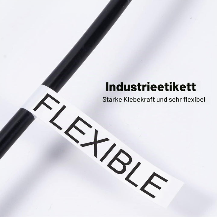 MarkField kompatible Schriftband als Ersatz für Dymo 18445 Rhino Industrie-Vinyletiketten Selbstkleb