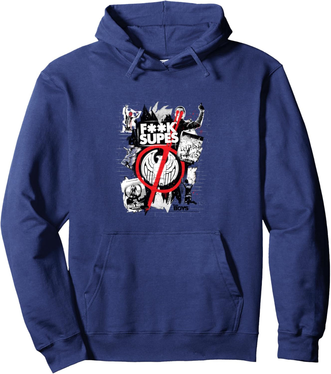 The Boys Anti-Supes Graffiti Pullover Hoodie