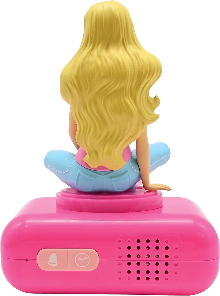 Lexibook RL800BB, Mattel, Barbie Nachtlicht Wecker, Klänge und Melodien, LCD-Bildschirm mit Hintergr