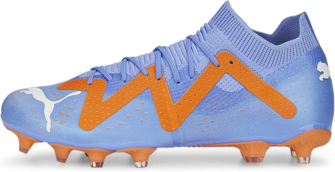 PUMA Damen Future Match Fg/Ag Wn'sFussballschuh 30 EU Blue Glimmer Puma White Ultra Orange, 30 EU Bl