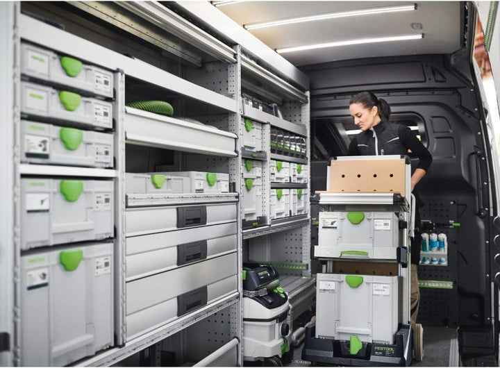 Festool Systainer³ SYS3 M 112 (mit Abdeckung für Beschriftungsfeld) 396mm x 296mm x 112mm, 396mm x 2