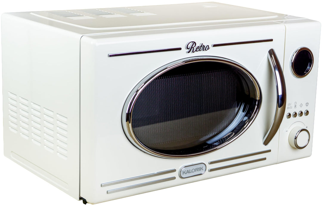 Kalorik Retro Mikrowelle, Vintage-Design, mit Grillfunktion, Digitale Steuerung, MW2600DGC 1150W, 46