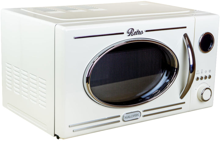 Kalorik Retro Mikrowelle, Vintage-Design, mit Grillfunktion, Digitale Steuerung, MW2600DGC 1150W, 46