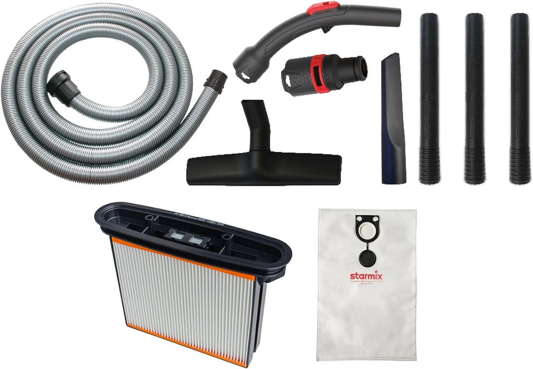 Starmix ISC L-1418 Mono – Industriestaubsauger Staubklasse L, 18L Behälter, 270 mbar, 69 l/s – manue
