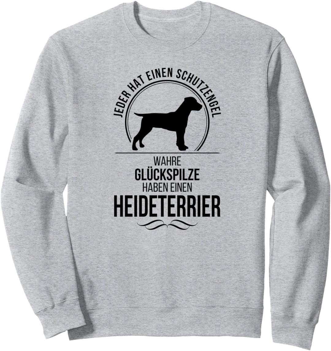 Heideterrier Schutzengel Hund Jagdunde Hundespruch Sweatshirt
