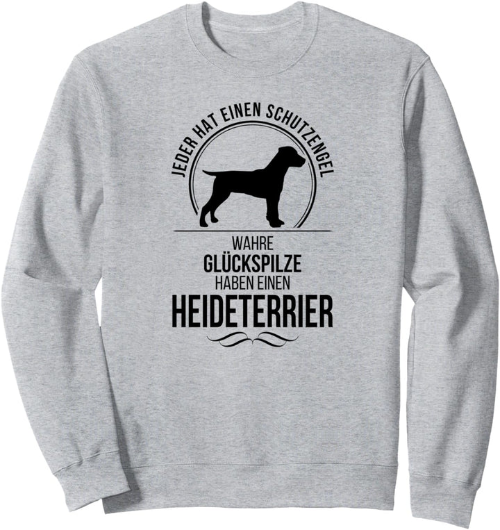 Heideterrier Schutzengel Hund Jagdunde Hundespruch Sweatshirt
